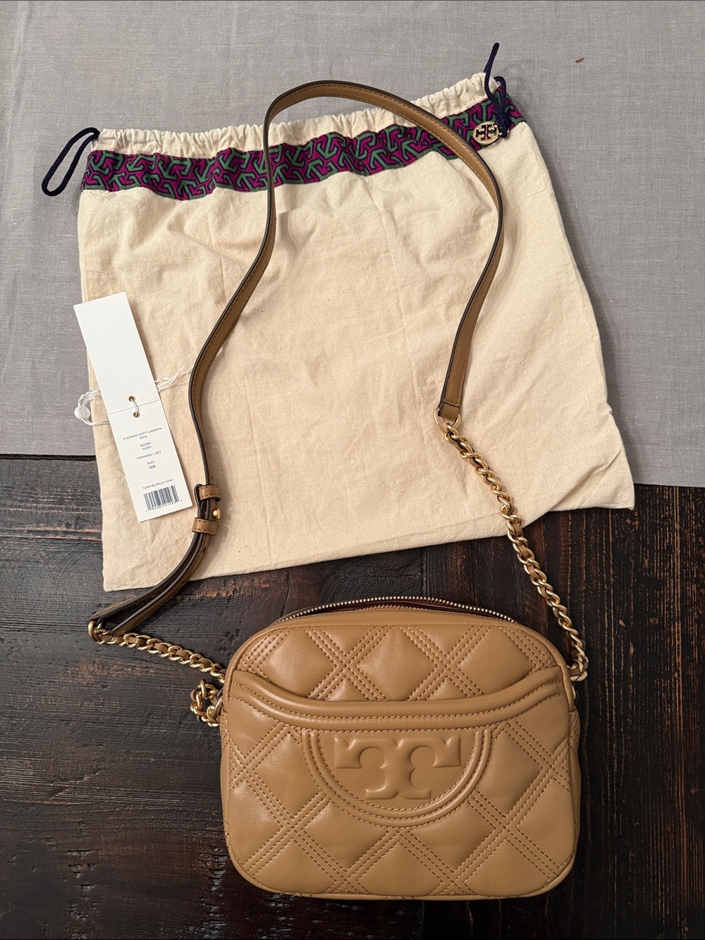 Tory Burch Fleming Soft Camera Bag - Picture 2 of 6